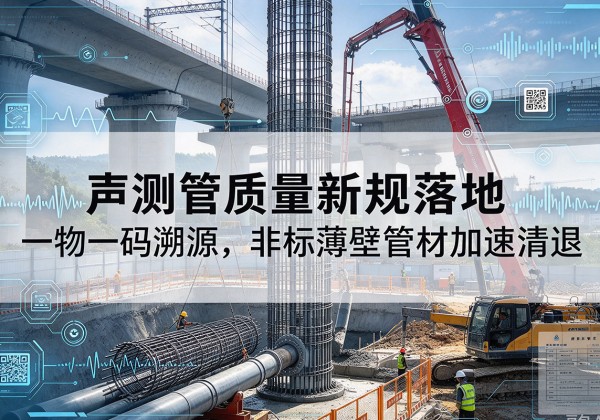 陵川声测管质量新规落地，一物一码溯源，非标薄壁管材加速清退
